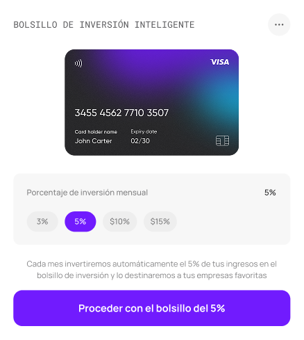 Bolsillo de inversión